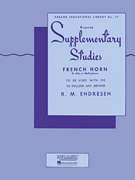 Supplementary Studies – French Horn in F or E-flat and Mellophone
