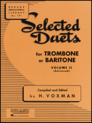 Selected Duets for Trombone or Baritone Volume 2 – Medium-Advanced