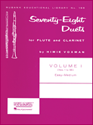 78 Duets for Flute and Clarinet Volume 1 - Easy to Medium (No. 1-55)
