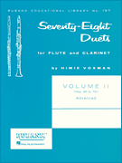 78 Duets for Flute and Clarinet Volume 2 - Advanced (Nos. 56-78)