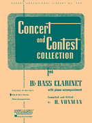 Concert and Contest Collection for Bb Bass Clarinet Solo Book Only