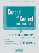Concert and Contest Collection for Bb Tenor Saxophone Solo Book Only