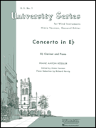 Concerto in E Flat Bb Clarinet Solo with Piano - Grade 5