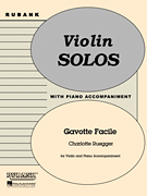 Gavotte Facile Violin Solo with Piano - Grade 2