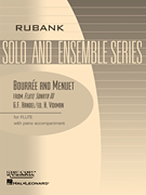 Bourrée and Menuet (from Flute Sonata III) Flute Solo with Piano - Grade 2