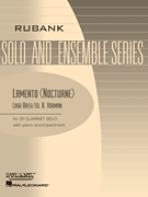 Lamento (Nocturne) Bb Clarinet Solo with Piano - Grade 3.5