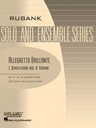 Allegretto Brillante Alto Saxophone Solo with Piano - Grade 3.5