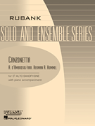 Canzonetta Alto Saxophone Solo with Piano - Grade 3.5