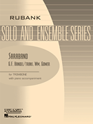 Saraband Trombone Solo with Piano - Grade 1.5