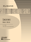 Concertante Tuba Solo in C (B.C.) with Piano - Grade 4