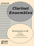 Divertimento in Eb Bb Clarinet Trio - Grade 4