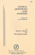 Choral Questions & Answers III: The Rehearsal