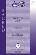 Cover for Trust in the Lord : Pavane Choral by Hal Leonard