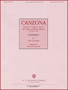 Canzona (from the “Folkloric Suite”) for Organ and Brass Quartet, or Organ Solo