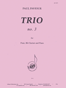 Trio No. 3, Op. 9 For Flute, Clarinet, and Piano