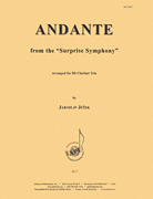 Andante from <i>Surprise Symphony</i> for 3 Bb Clarinets