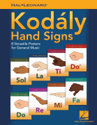 Hal Leonard Kodály Hand Signs 8 Versatile Posters for General Music