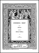 Cover for Alfred Hollins: Evening Rest For Organ : Music Sales America by Hal Leonard