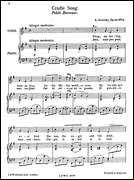 Cradle Song, Op. 59, No. 5