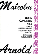 Cover for Horn Concerto No. 2, Op. 58 : Music Sales America by Hal Leonard