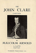 Cover for John Clare Cantata, Op. 52 : Music Sales America by Hal Leonard