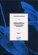 Cover for Malcolm Arnold: Sonatina For Recorder And Piano Op.41 : Music Sales America by Hal Leonard