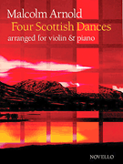 4 Scottish Dances Op. 59 for Violin and Piano