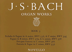 J.S. Bach: Organ Works Vol.3 (Novello)