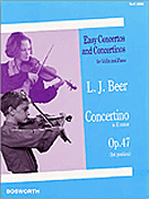 Product Cover for Concertino in E Minor Op. 47 Violin and Piano Music Sales America  by Hal Leonard