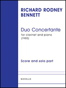 Duo Concertante Clarinet and Piano – Score and Solo Part
