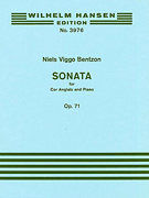Cover for Niels Viggo Bentzon: Sonata for Cor Anglais and Piano, Op. 71 : Music Sales America by Hal Leonard