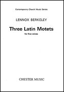 Three Latin Motets Op. 83, No.1