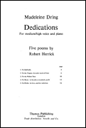 Dedications Medium/ High Voice and Piano