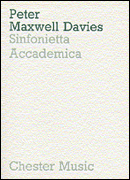 Product Cover for Peter Maxwell Davies: Sinfonietta Accademica  Music Sales America  by Hal Leonard