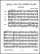 Drabble, W Music For The Music String Class Score And Parts