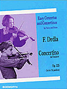 Cover for Franz Drdla: Concertino in A Minor For Violin And Piano Op.225 : Music Sales America by Hal Leonard