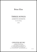Product Cover for Three Songs (christina Rossetti) For Alto And Harp  Music Sales America  by Hal Leonard