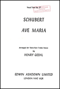 Franz Schubert: Ave Maria (SSA)