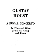 Fugal Concerto Op. 40, No. 2 Flute, Oboe and Piano