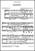 Goossens: Melancholy from 'Three Songs Op.26' for Medium Voice and Piano