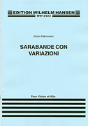 Product Cover for Johan Halvorsen: Sarabande Con Variazioni  Music Sales America  by Hal Leonard
