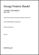 Product Cover for G.F. Handel: Zadok The Priest (Ed. Burrows) - Full Score  Music Sales America  by Hal Leonard