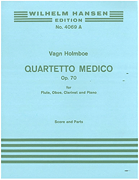 Product Cover for Holmboe Quartetto Medico Op. 70 Flt/ob/clt/pf Score & Pts