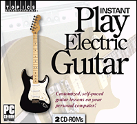 Instant Play Electric Guitar Express Customized, Self-Paced Guitar Lessons on Your Personal Computer!
