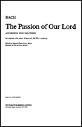 J.S. Bach: St Matthew Passion (Vocal Score) - Old Novello Edition