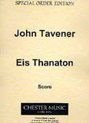 Product Cover for John Tavener: Eis Thanaton  Music Sales America  by Hal Leonard