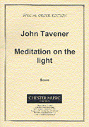Product Cover for John Tavener: Meditation On The Light (Score)  Music Sales America  by Hal Leonard