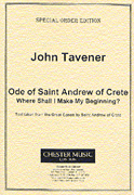 Cover for Ode of Saint Andrew of Crete : Music Sales America by Hal Leonard