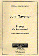 Product Cover for John Tavener: Prayer (For Szymanowski)  Music Sales America  by Hal Leonard