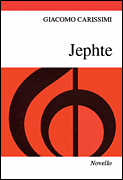 Jephte Vocal Score